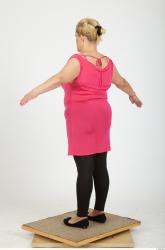 Whole Body Woman Casual Overweight Studio photo references